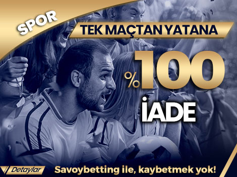 TEK MAÇTAN YATANA %100 İADE